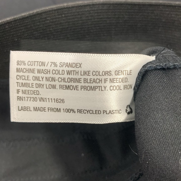 A New Day Black Pull On Skinny Leg Pants Size 4 - Picture 11 of 12